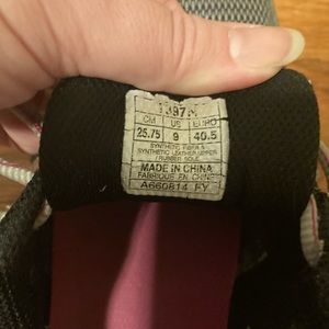 Womens ASICS athletic shoes.